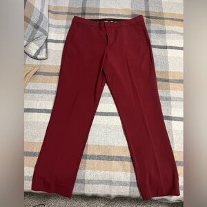 Banana Republic Women's Red Straight Leg Pants